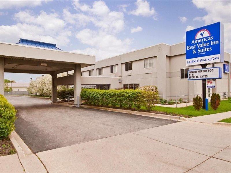 Americas Best Value Inn Waukegan Buitenkant foto